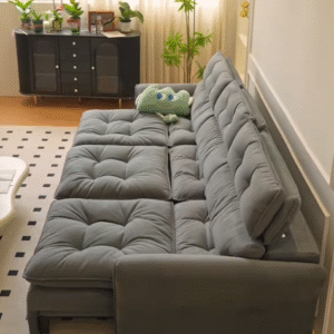 Greige Electric Sofa