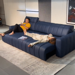 Dark Blue Electric Sofa